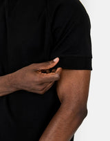 Les Hommes Heavyweight Black T-Shirt