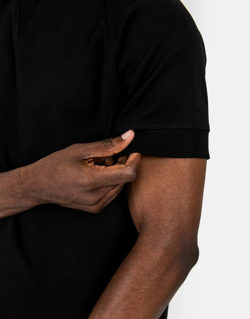 Les Hommes Heavyweight Black T-Shirt