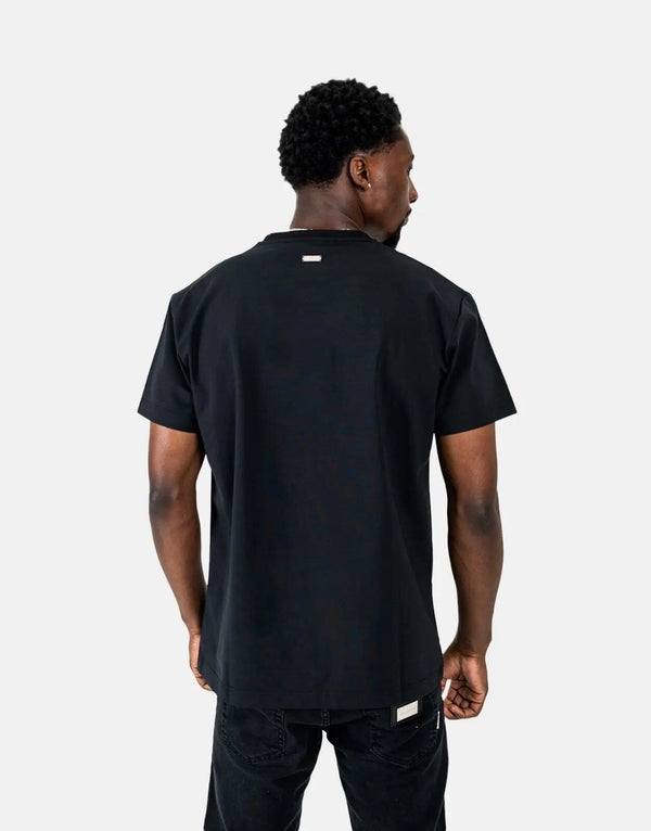 Les Hommes Palm Tree Black T-Shirt