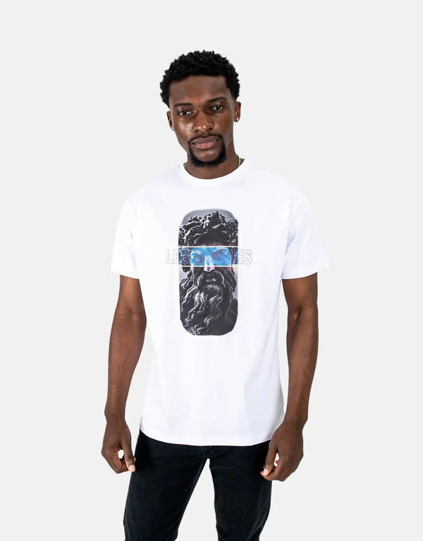 Les Hommes Statue White T-Shirt