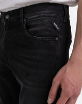 Replay Mickym X-Lite Slim Tapered Jeans Black