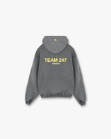 Team 247 Oversized Hoodie - Pewter Lemon