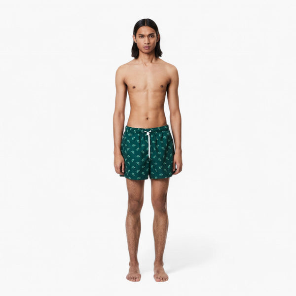 Crocodile Print Swim Trunks