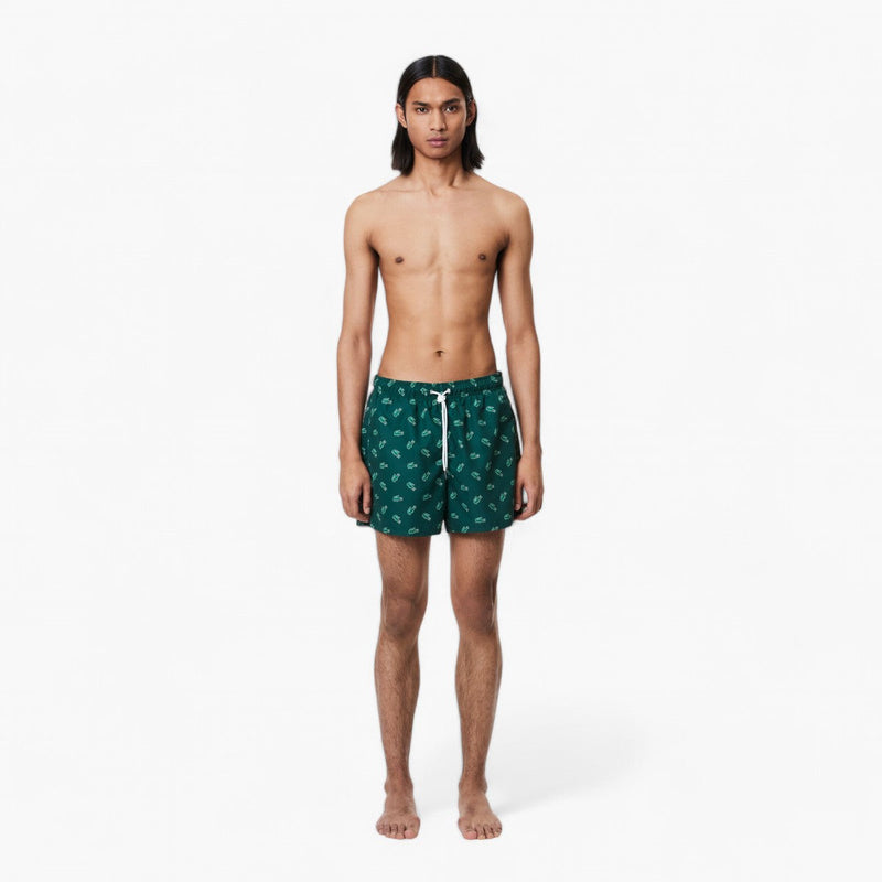 Crocodile Print Swim Trunks