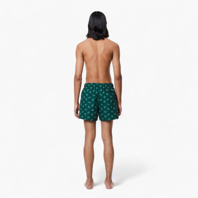 Crocodile Print Swim Trunks