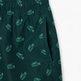 Crocodile Print Swim Trunks