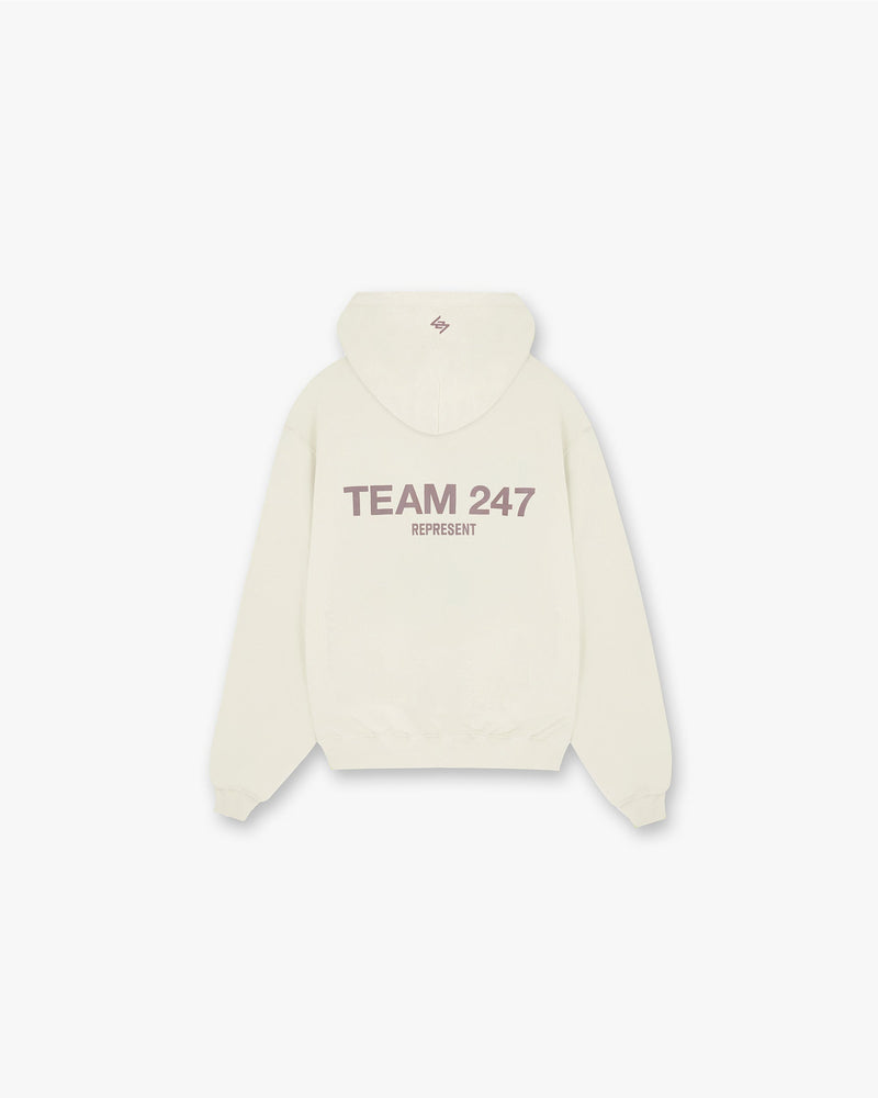 Team 247 Oversized Hoodie - Cream