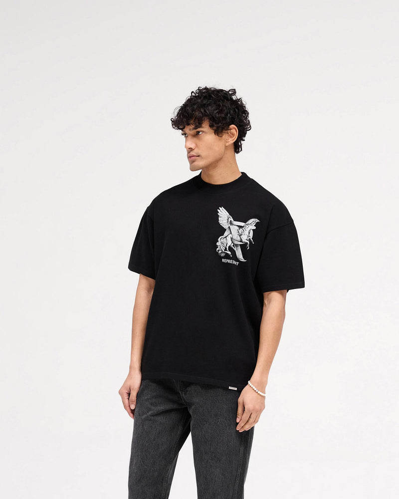 Elegance In Motion T-Shirt - Jet Black