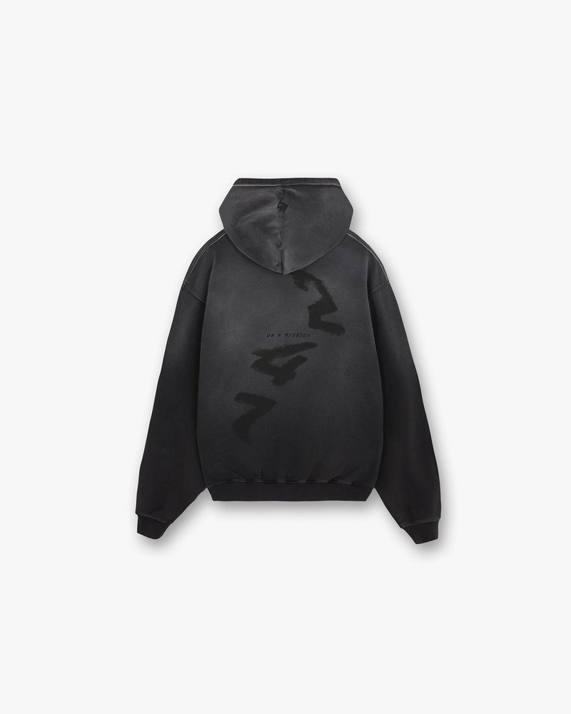 247 Motion Oversized Hoodie  - Black