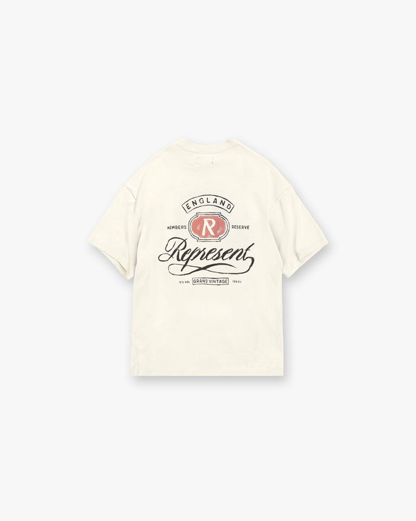 Grand Vintage Hand Drawn T-Shirt - Aged White