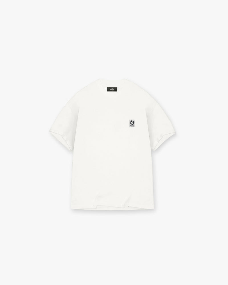 Represent X Belstaff Patch T-Shirt - Flat White