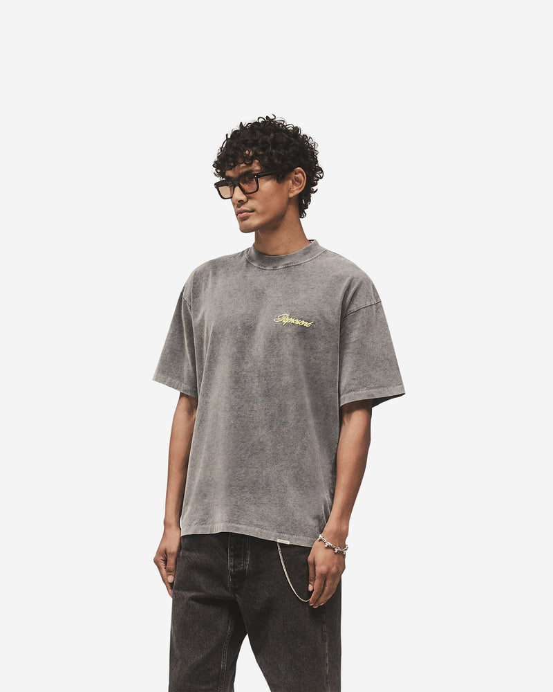 Script Logo T-Shirt - Vintage Grey
