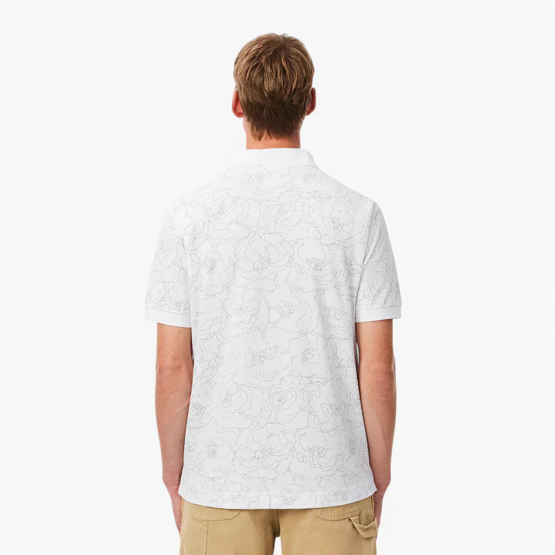 Classic Fit Flower Print L.12.12 Polo Shirt