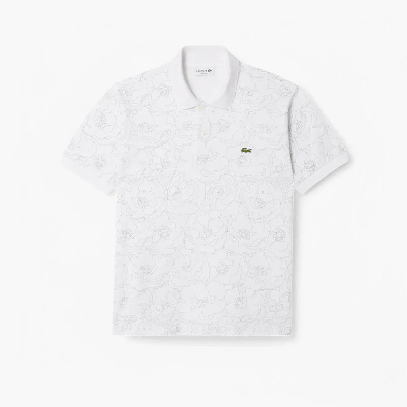 Classic Fit Flower Print L.12.12 Polo Shirt