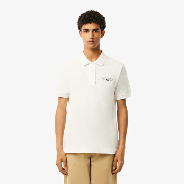 Lacoste Original l.12.12 lacoste wording french made polo shirt