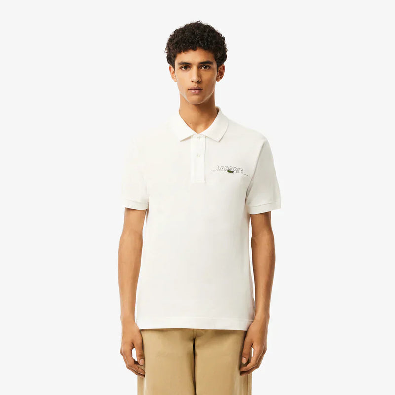 Lacoste Original l.12.12 lacoste wording french made polo shirt