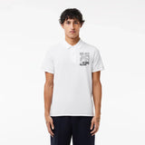 Lacoste Back and Front Print Lacoste Movement Polo Shirt