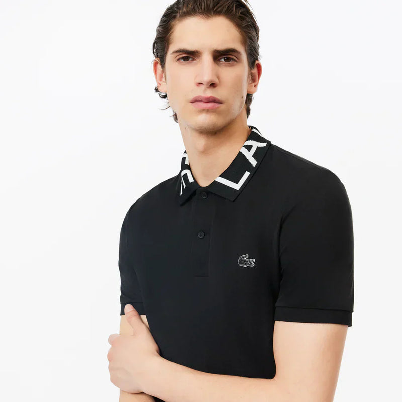Lacoste Movement Jacquard Collar Polo Shirt