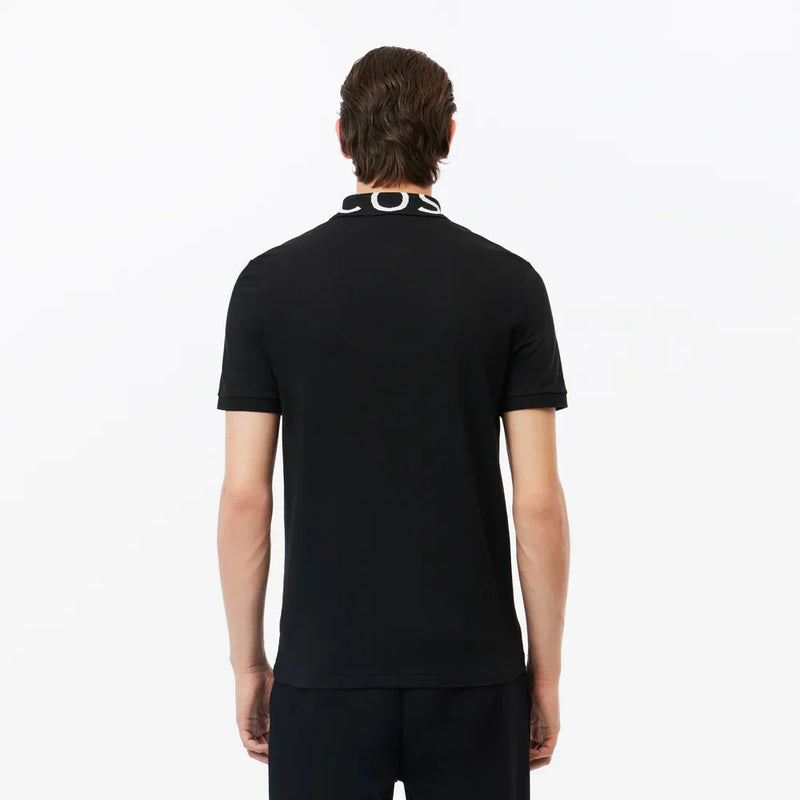 Lacoste Movement Jacquard Collar Polo Shirt