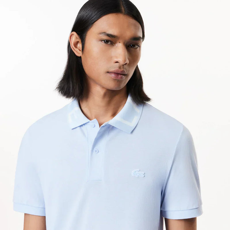 Lacoste Movement Jacquard Collar Polo Shirt