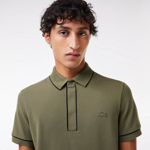 Lacoste Regular fit paris stretch piqué polo shirt