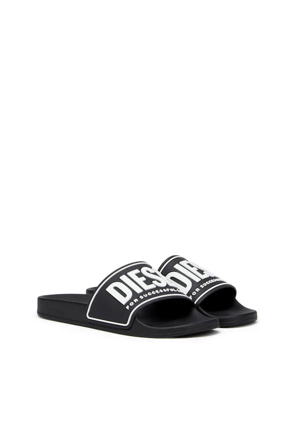 Diesel Sa-Mayemi-Pool slides with 3D logo