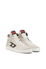 S-Leroji-High-top sneakers in hairy suede