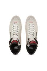 S-Leroji-High-top sneakers in hairy suede