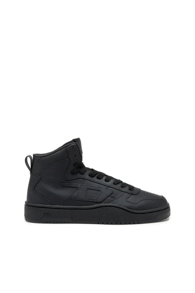 S-Ukiyo-High-top sneakers in leather