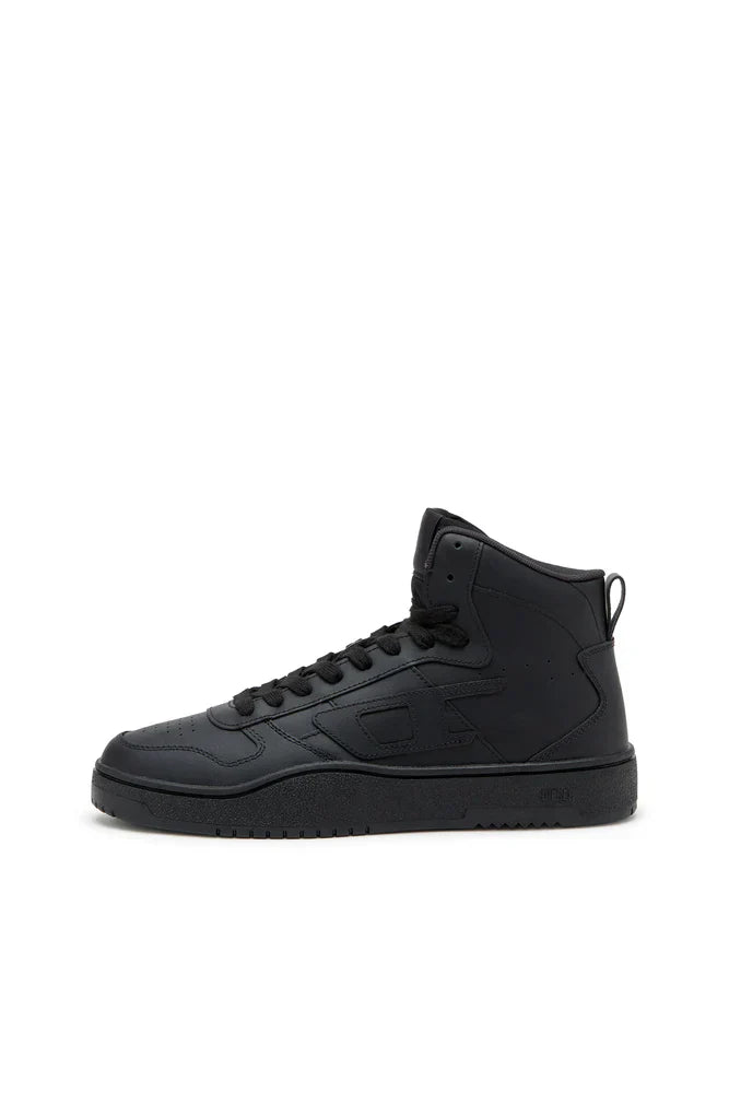 S-Ukiyo-High-top sneakers in leather