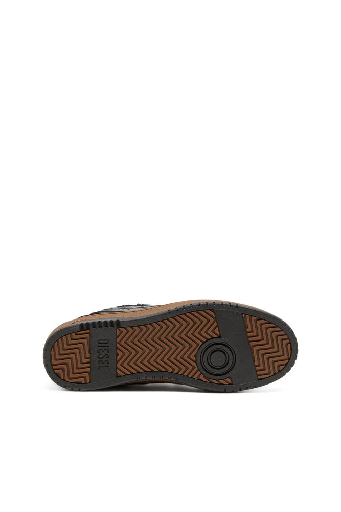 S-Ukiyo-Leather sneaker with straps