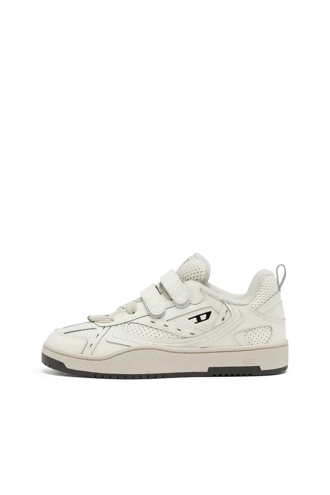 S-Ukiyo-Leather sneaker with straps