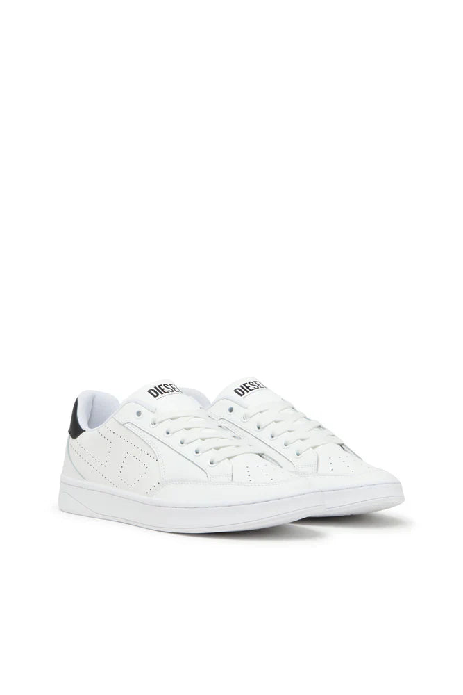 S-Dakota-Leather sneakers with perforated logo