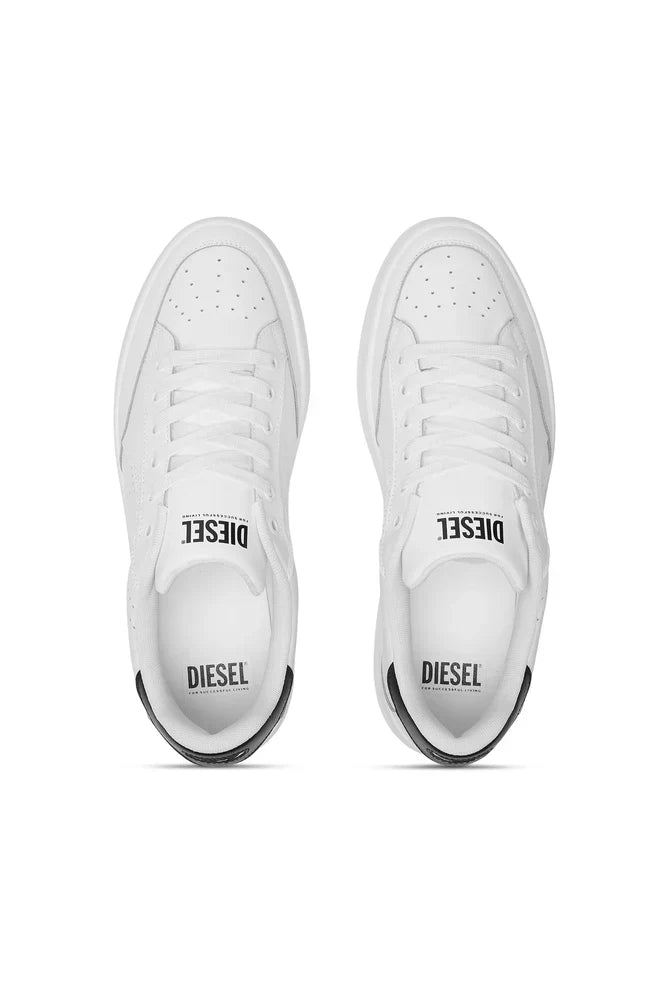 S-Dakota-Leather sneakers with perforated logo