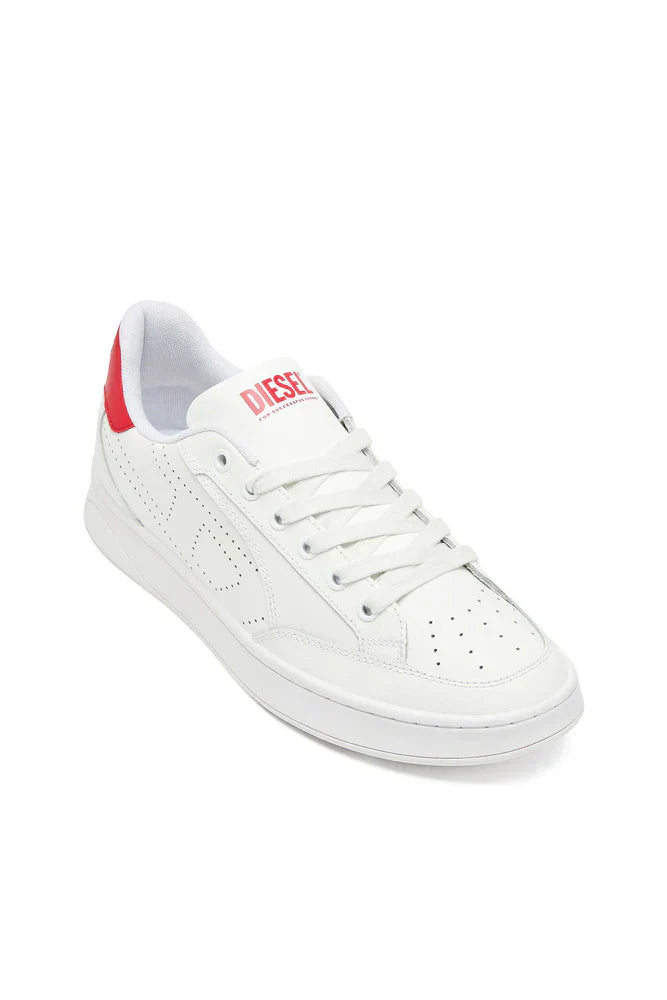 S-Dakota-Leather sneakers with perforated logo
