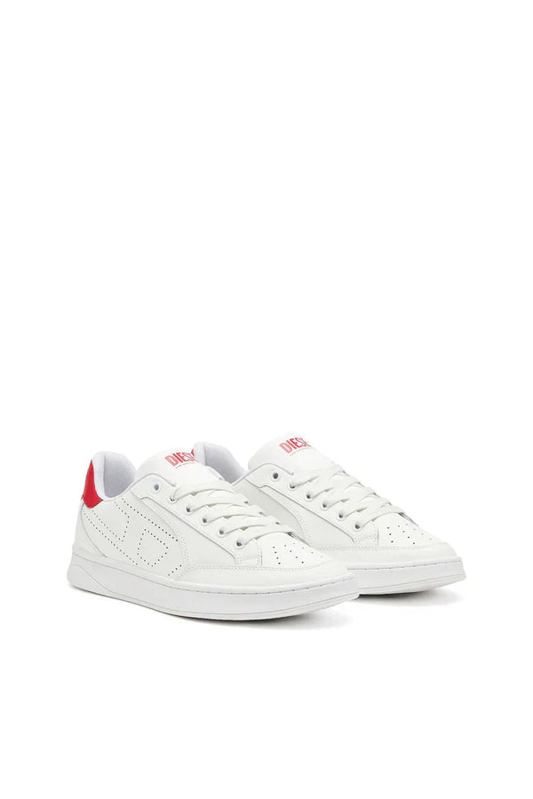 S-Dakota-Leather sneakers with perforated logo