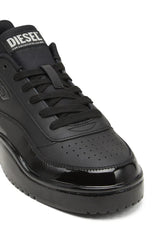 S-Tracker-D-Silicone-dipped leather sneakers