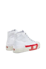 S-D-Verse-Dirty-effect high-top canvas sneakers