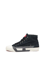 S-D-Verse-High-top sneakers in frayed canvas