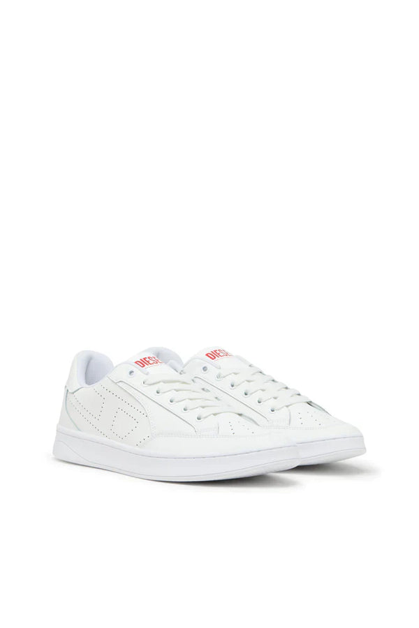 S-Dakota-Leather sneakers with perforated logo