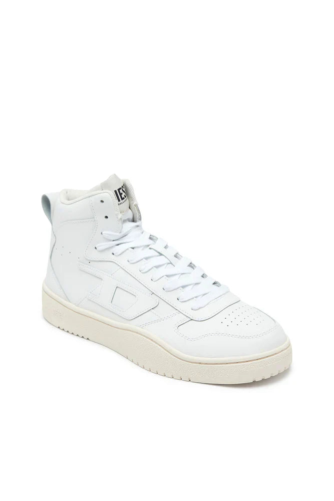 S-Ukiyo-High-top sneakers in leather
