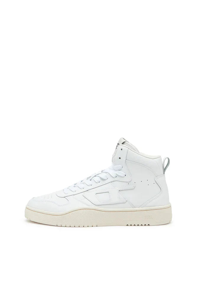 S-Ukiyo-High-top sneakers in leather