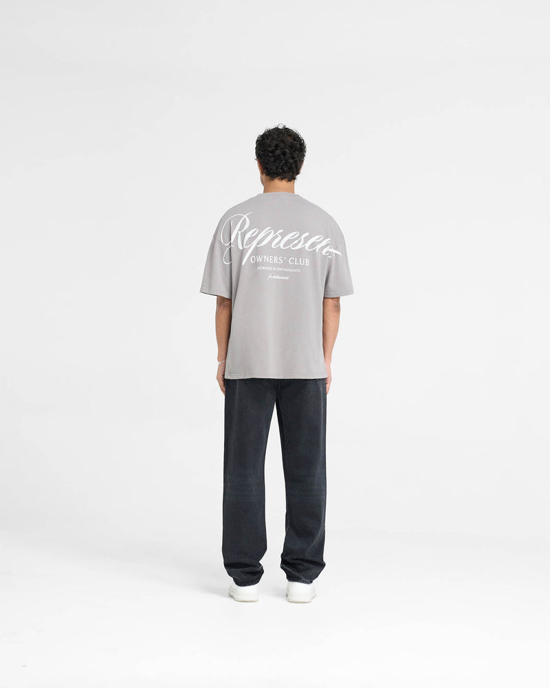 Represent Owners Club Script T-Shirt - Slate