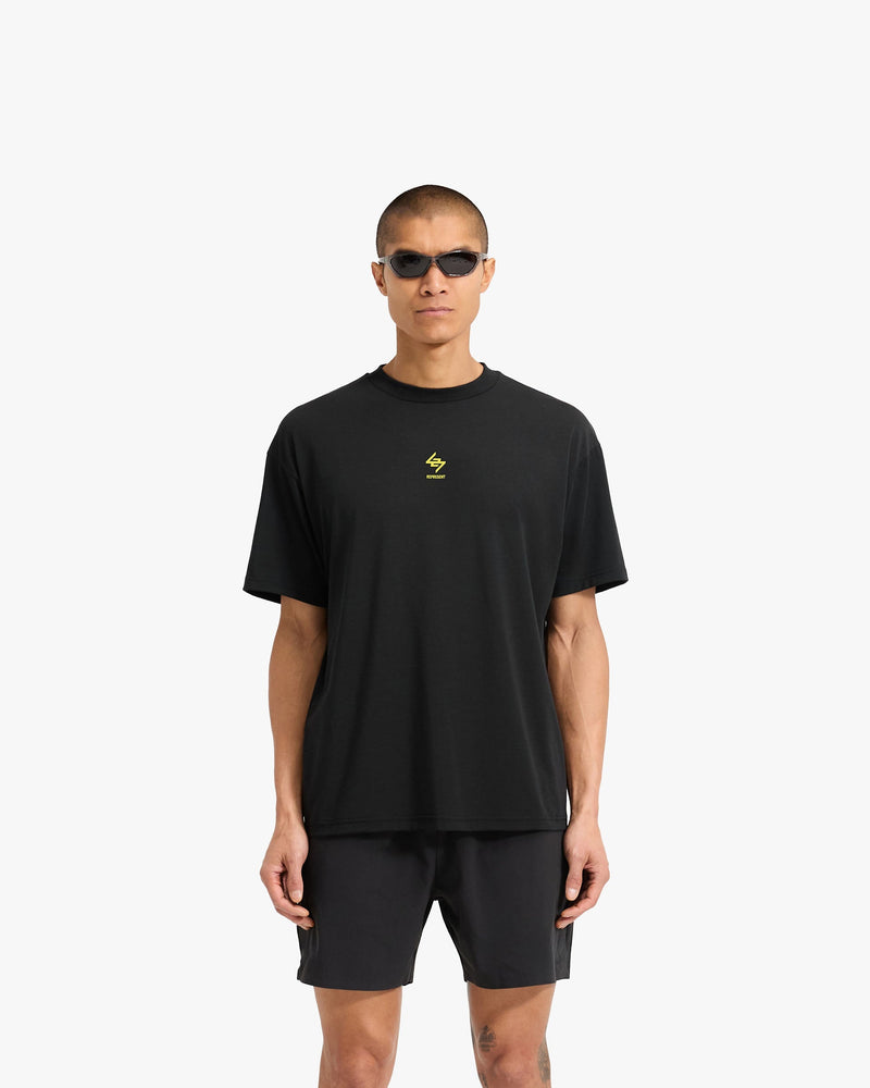 247 Chicago Oversized T-Shirt - Jet Black
