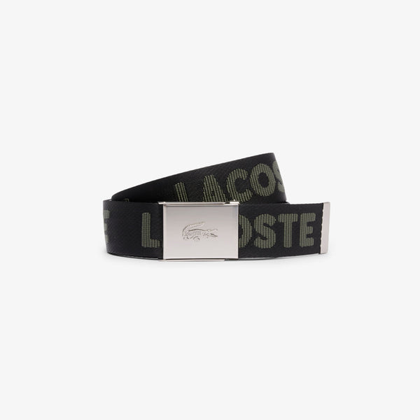 Jacquard Belt With Lacoste Branding