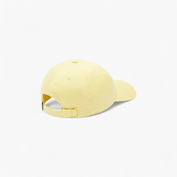 Crocodile Badge Cotton Twill Cap