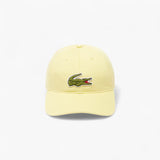 Crocodile Badge Cotton Twill Cap