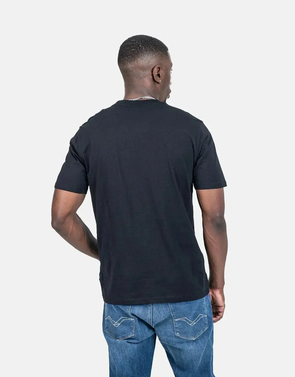 Replay Tonal R Badge T-Shirt Black