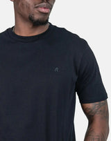 Replay Tonal R Badge T-Shirt Black