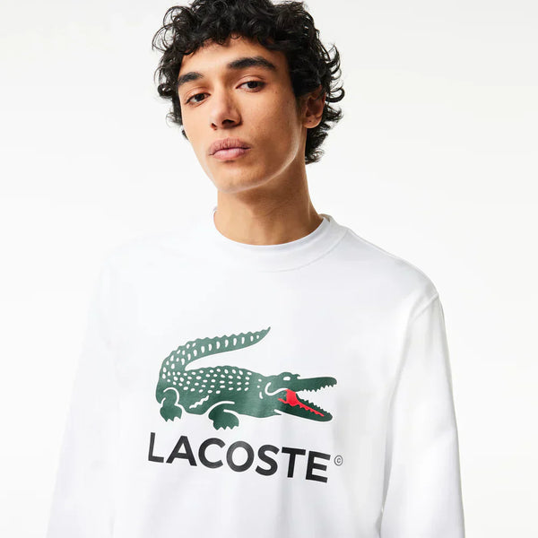 Lacoste Classic Fit Cotton Fleece Sweatshirt
